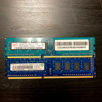 8GB (2x4GB) DDR3-1600 PC3-12800 1.5V Desktop RAM [for Dell, HP, Lenovo] - Image 1 of 4