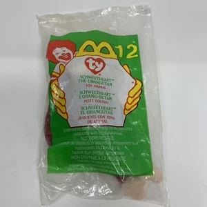 Mcdonalds TY Schweetheart the Orangutan #12 NEW Sealed in Package 2000 - Foto 1 di 2