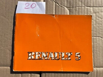 Libretto uso e manutenzione Renault 5 - 1983 - Originale - Immagine 1 di 4