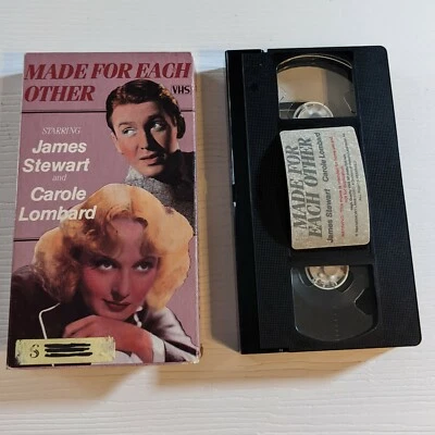 Made For Each Other [1939] VHS James Stewart & Carole Lombard movie Foto 1 de 4