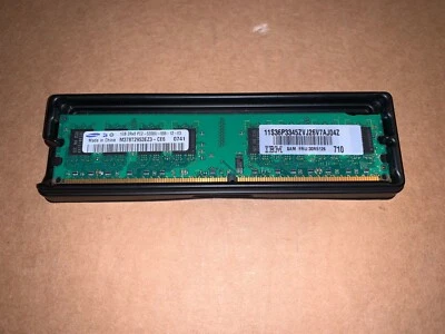 NEW IBM LENOVO 1GB 2RX8 PC2-5300U 240 PIN DIMM 30R5126 36P3345 73P984     - Image 1 of 2