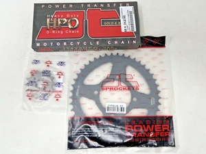 Motorcycle Yamaha YBR 125 (2007-2015) Chain & Sprockets JT Complete Set - Picture 1 of 7