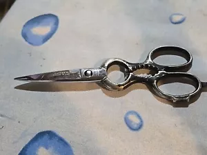 Vintage GERBER 1416 Kitchen Shears Black Handle - Good Vintage Cond - Brazil - Picture 1 of 10