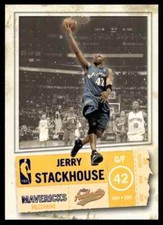 2004-05 Fleer Authentix Mezzanine Jerry Stackhouse 3/50 Mavericks #61 C39