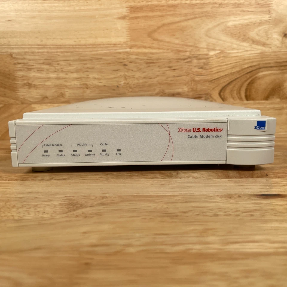 3Com U.S. Robotics 2940 White Wired External Single-Ethernet Cable Modem CMX - Image 1 of 4