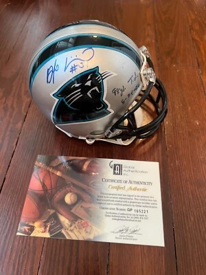 DeAngelo Williams FIRMADO CAROLINA PANTHERS MINI CASCO LOA GAI Foto 1 de 4