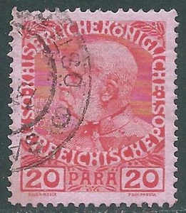 1907-08 AUSTRIA LEVANTE USATO 20 PA - P17-9 - Picture 1 of 1