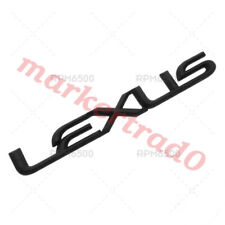 Lexus Trunk Lid Letter Logo Badge 3D Emblem F-Sport Car Decoration Matte Black
