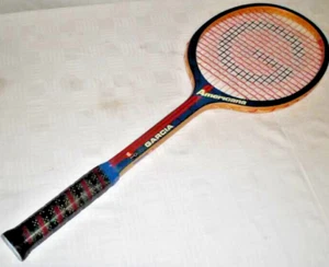 Tennisschläger TOP vintage Holz GARCIA Americana+Hülle Sammler handcraftet 4-1/2 - Bild 1 von 16