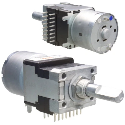 ALPS 100K 4 gang Potentiometer motorised 15A logarithmic RK168 Pot  - Image 1 of 4