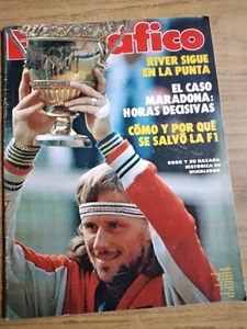 BJORN BORG - Tennis - Champion Wimbledon 1980 Magazine # 3170 - Argentina - Picture 1 of 1