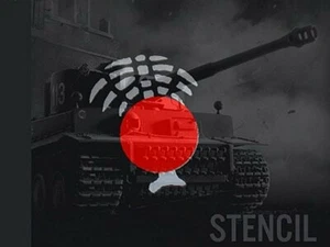 POCHOIR STENCIL MARQUAGE AFRIKA KORPS DAK 5 . 19CM jeep willys - Picture 1 of 1