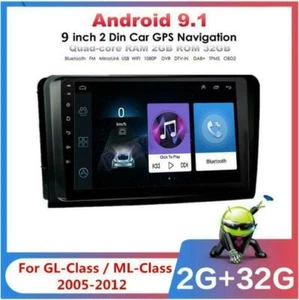 2+32GB 9" For Mercedes-Benz W164 X164 ML GL Android 9.1 Radio Stereo GPS Player - Imagen 1 de 12