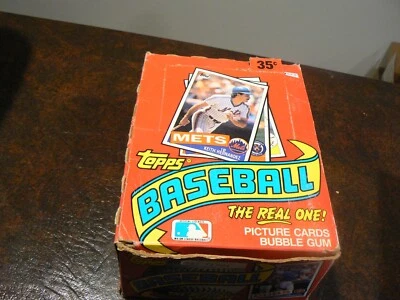 1985 Topps Baseball Wax Box 36 Packs Sealed McGwire Clemens Puckett Rookie RC - Image 1 of 4