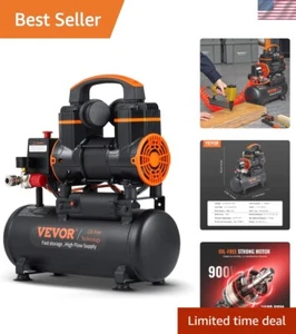 Compresor de aire portátil de 1,2 HP 2,1 galones - perfecto para inflado de neumáticos y más - Imagen 1 de 11