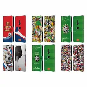 OFFICIAL emoji® WORLD CUP LEATHER BOOK WALLET CASE FOR SONY PHONES 1 - Picture 1 of 12