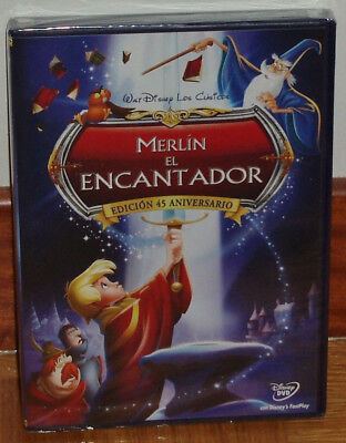 Merlin El Encantador Dvd Clasico Disney Nº 18  Nuevo Precintado (sin Abrir) R2 • 10.14€