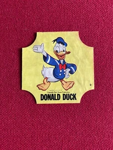 1950's, Walt Disney, Donald Duck, Bread Label (Scarce / Vintage) - Picture 1 of 1