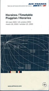 Airline Timetable - Air France - 30/03/03 - OW - Picture 1 of 1
