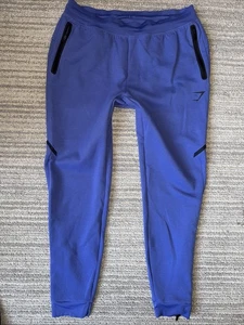Gymshark Joggers Womens Size Large To Lounge Sweatpants Zit Ankle Pockets Purple - Picture 1 of 10