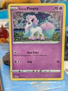 Galarian Ponyta SWSH013 Promo With HD Galaxy Swirl 🍥 Above The Head - Bild 1 von 3