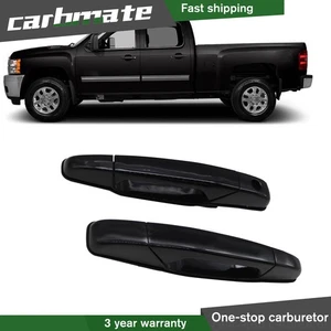 Juego de 2 pares de manijas de puerta exteriores derecha derecha derecha para Chevrolet Silverado 1500 2007-2013 - Imagen 1 de 9