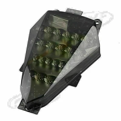 Luz trasera de freno LED con señales de giro para Yamaha YZF R6 2008-2013 negra Foto 1 de 3