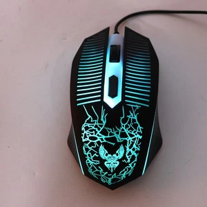 ・Gaming Keyboard And Mouse Combo 104 Keys Ergonomically Mechanical Feel Wired - Picture 1 of 24