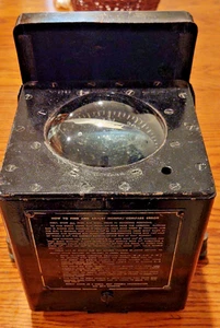Bussola scialuppa di salvataggio vintage antica John E. Hand & Sons Co. in rame - Foto 1 di 6