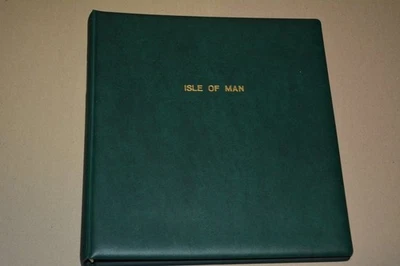LINDNER ISLE OF MAN 1986-92 ILUSTRADO E SEM DOBRADIÇAS ÁLBUM DE 18 SELOS DE ANEL - Imagem 1 de 4