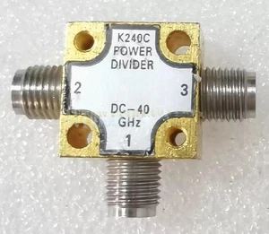 Para Anritsu K240C DC-40GHz 2.92 RF Microondas Uno Split Dos Divisor de Potencia Coaxial - Imagen 1 de 3