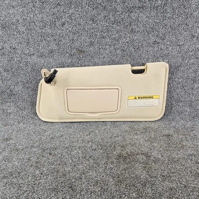 2001-2009 Ford Escape Sun Visor Driver Left Side Beige Shade W/ Lights - Image 1 of 4