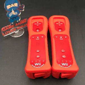 Nintendo Wii Remote Controller Motion Plus OEM Oficial Rojo Lote de 2... - Imagen 1 de 13