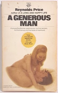 A Generous Man | Reynolds Price ~ Signet PB 1967 Coming of Age - Picture 1 of 16