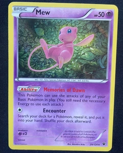 Mew 29/124 Fates Collide Holo Rare Pokemon Card (NM/LP) - Picture 1 of 2