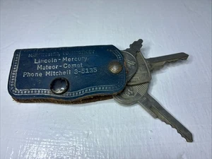 Llaves Lincoln Mercury vintage y manchester Conn. distribuidor llavero - Imagen 1 de 7