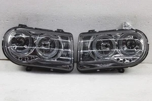 FITS SMOKED 05-10 CHRYSLER 300C HALO PROJECTOR LED HEADLIGHTS LIGHTS LEFT+RIGHT - Picture 1 of 1
