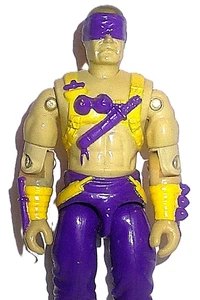 GI joe Cobra NIGHT CREEPER LEADER 1994 1993 v2 purple yellow ninja nightcreeper - Bild 1 von 3