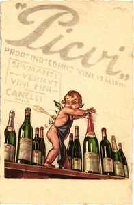 Mazza - Pubblicitaria Advertising Vino Vermouth - Canelli, Asti - Angelo - M017 - Imagen 1 de 2