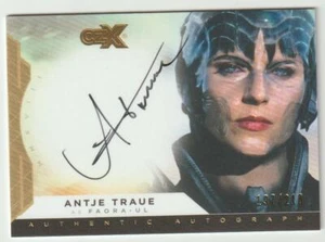 CZX SUPER HEROES VILLAINS DC AUTOGRAPH CARD ANTJE TRAUE SIGNED FAORA-UL 197/210 - Picture 1 of 1