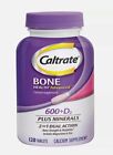 Caltrate Bone Health 600 Plus D3 Calcium Tablets, 600 Mg, 120 Ct