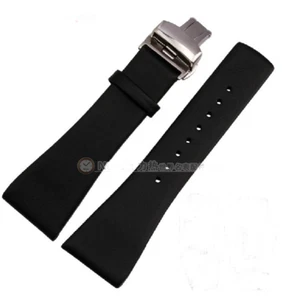Black Leather Watch Strap Band for CK Calvin Klein K0Q21107 KOQ21120 Watchband - Picture 1 of 9