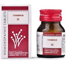 Lord's Homeopathic Medicine Yohiminum 3x, 20 g Tablets Pack of 3 Free Shipping