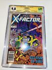 X-Factor (1986) # 1 (CGC 9.8 WP) Signed Simonson • CPV Canadian Price Variants