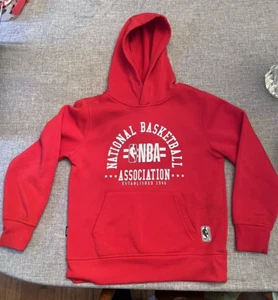 Red NBA Boys hoodie size 8 (NATIONAL BASKETBALL ASSOCIATION) - Picture 1 of 5