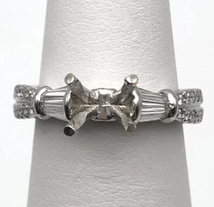 SCOTT KAY Platinum Diamond Engagement Ring Semi Mount 0.66cts - Picture 1 of 10