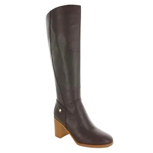 Giani Bernini Women's Odettee Block Heel Knee High Riding Boots Brown Size 8 1/2 - Picture 1 of 3
