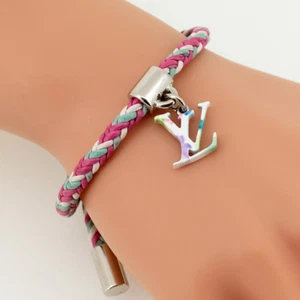 Louis Vuitton Bracelet Friendship Charm Pink Bangle Women Accessory Box M6793E - Picture 1 of 10