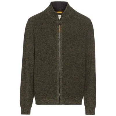 Camel active Chaqueta de Punto Hombre Verde 4K08 409501 91 Hoja Verde - Imagen 1 de 4
