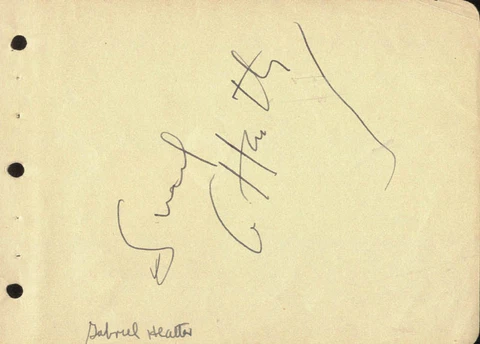 GABRIEL HEATTER - SIGNATURE(S) CO-SIGNED BY: MARY (MRS. JACK BENNY) LIVINGSTONE Cover